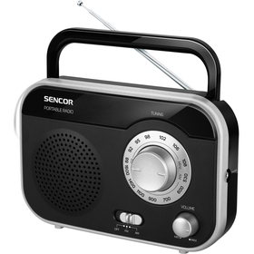 Radiopřijímač Sencor SRD 210 BS stříbrný