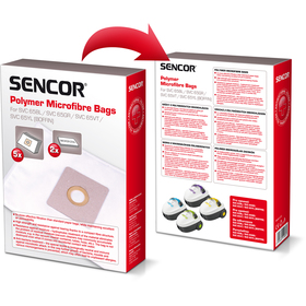 Sáčky do vysavače Sencor SVC 65 5ks + 2x mikrofiltr Boffin