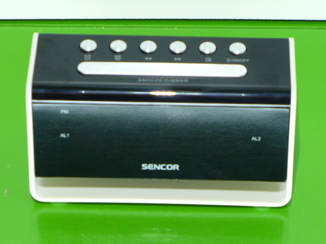 Hodiny s budíkem Sencor SDC 4400 s LED nočním světlem a USB nabíječkou