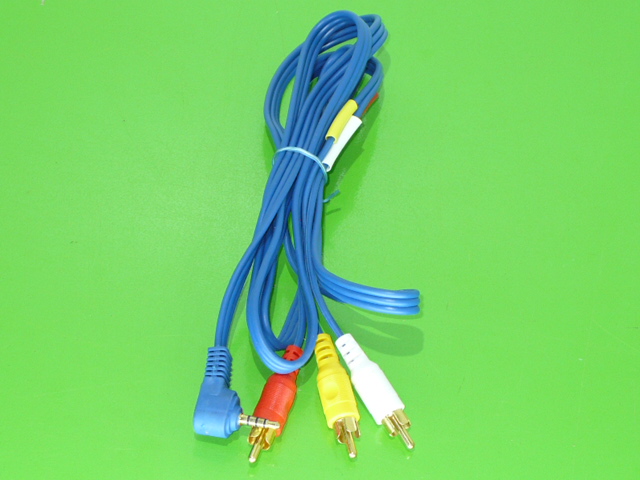 Propojovací kabel čtyřpoziční Jack 3,5/4C - 3x Cinch /videokamera - TV/