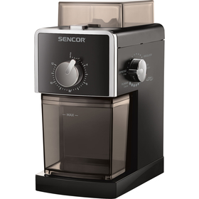 Kávomlýnek Sencor SCG 5050BK s mlecími kameny a regulací hrubosti