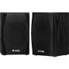 Dřevěné stereo reproduktory Yenkee YSP 2010BK USB 2.0