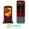 Mobilní telefon Aligator VS900 Senior červeno-stříbrný výsuvný
