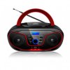 Rádio s CD/USB/MP3/BT Bravo B-6037 červené Bluetooth