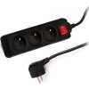 Prodlužka /prodlužovací přívod/ Retlux RPC 21B 5m/3 3x1 mm s vypínačem černá