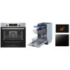 Vestavný SET Philco nerez trouba + deska + myčka 45cm + MW trouba  + Kastrol s poklicí Lamart LT1219