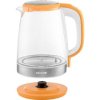 Rychlovarná skleněná konvice s regulací teploty Sencor SWK 2193OR