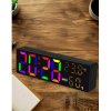 Hodiny s budíkem a teploměrem Bravo B-5027 nastavitelná barva číslic