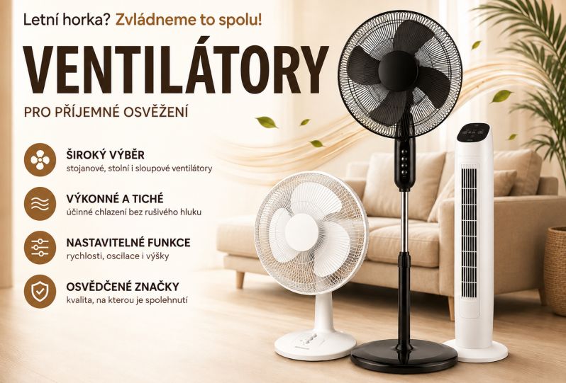 Ventilátory skladem 2026