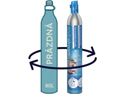 Výměna bombičky na prodejně - CO2 modrá