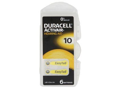 duracell activair da10 bl6