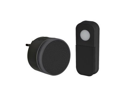 solight bezdrotovy mini zvoncek do zasuvky 180m cierny learning code