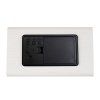 digitalny led budik biele drevo oc 07