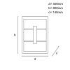 led luster s dialkovym ovladacom 55w j1350 b
