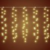 micro led cluster svietiaci zaves multicolor 8 pr