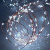 micro led svietiaci retazec 160 led studena biela