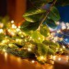 micro led svietiaci retazec 50 teplych bielych micro led