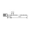 micro led svietiaci retazec 6 18 h timer 20 teplych bielych micro led