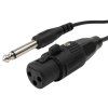 rucny mikrofon cierna xlr 63 mm m 61