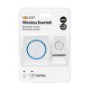 solight bezdrotovy zvoncek bateriovy 120m biely