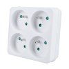solight rozbocovac 4 x 10a biely
