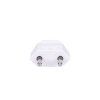 solight zastrcka plocha priama ip20 biela