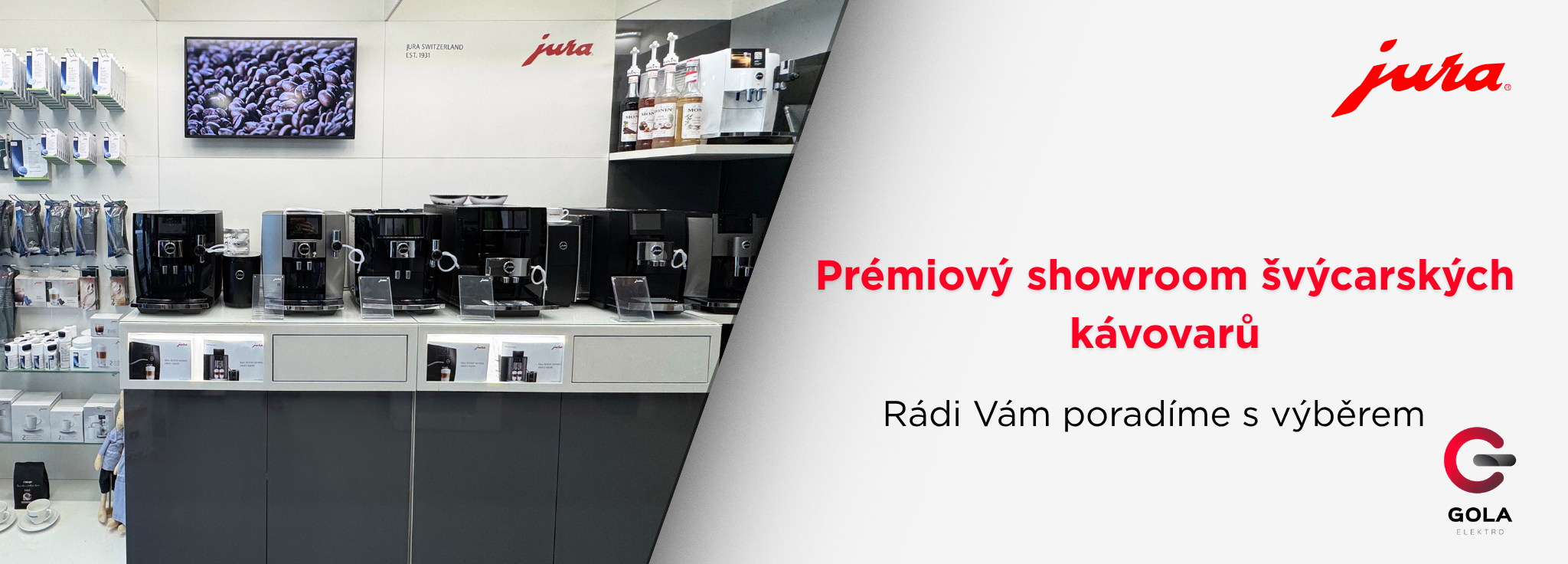 Jura prémiový showroom