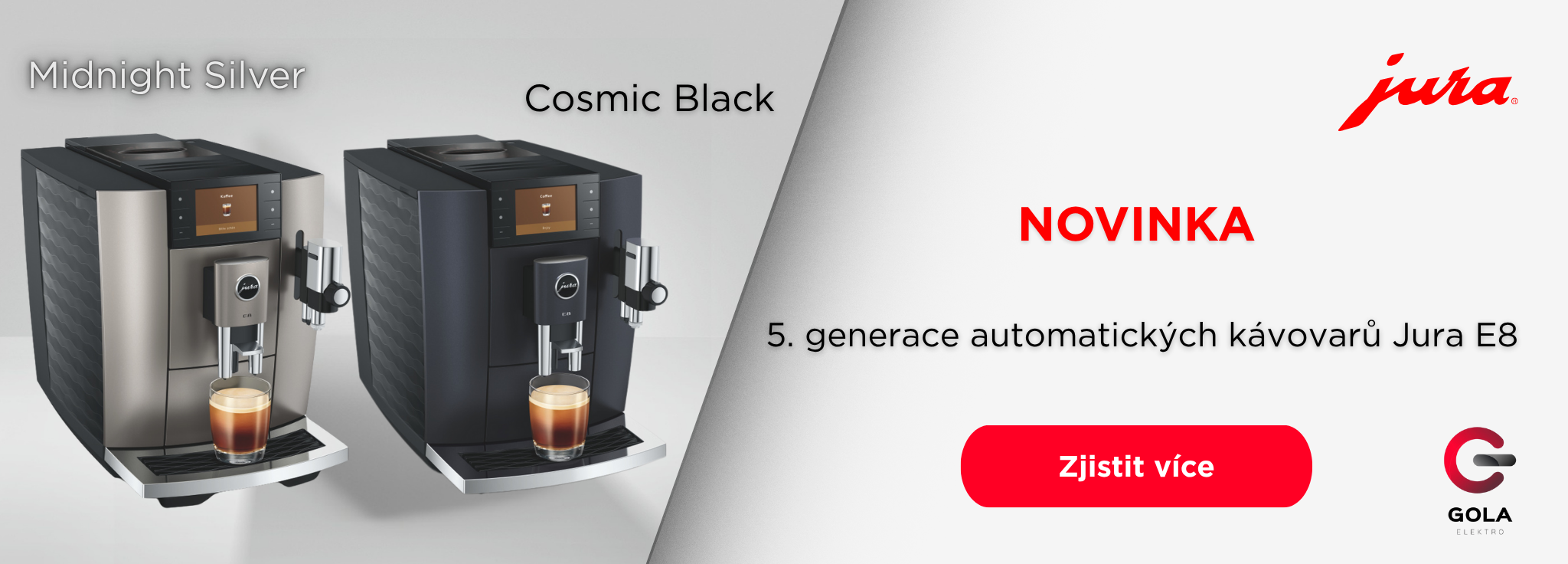 JURA E8 Novinka
