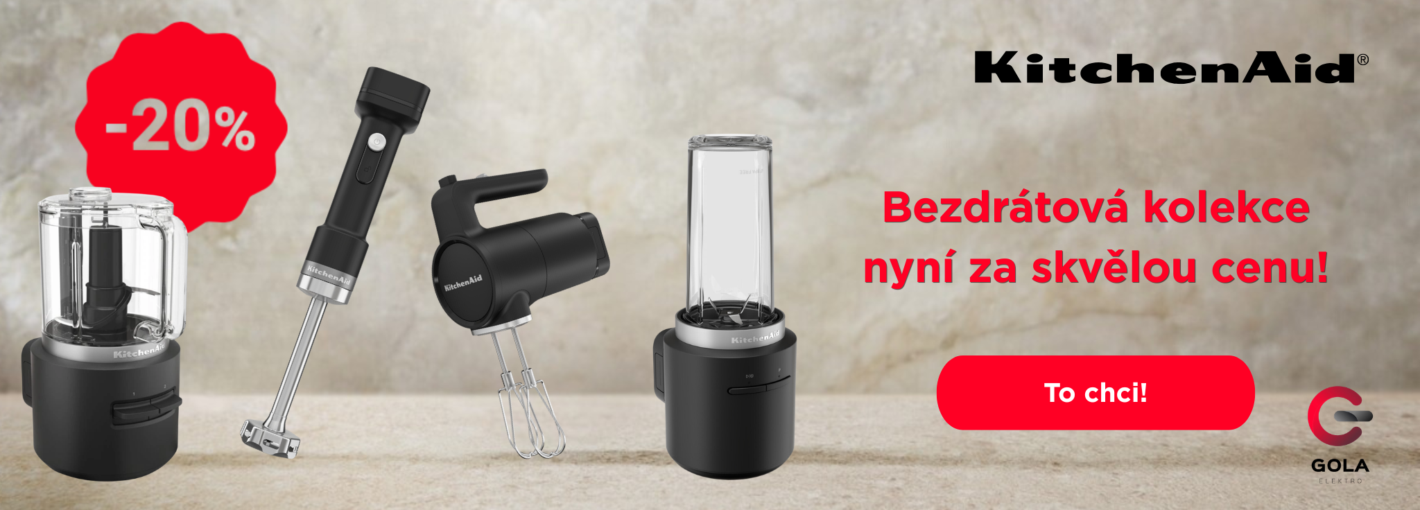 KitchenAid bezdrátová kolekce