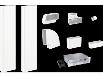 Sada plochého odtahového potrubí, cirkulace, pro KMDA 7272-1 / 7473-1 / 7676-1 / 7876-1