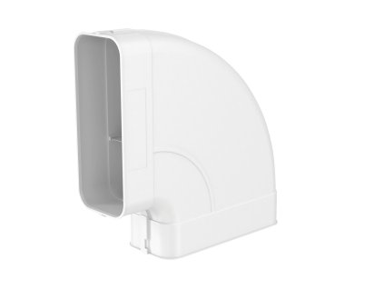 Oblouk plochého odtahového potrubí  DFK-BH 90