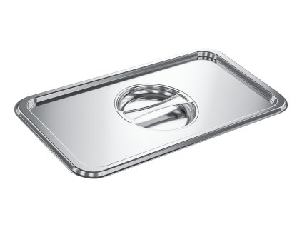 Nerezová poklice s rukojetí