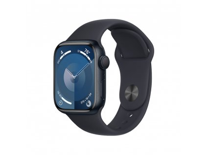 Apple Watch S9 GPS 45mm Midnight Alu Case w Midnight Sport Band - M/L