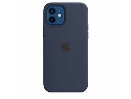 Apple iPhone 12/12 Pro Silicone Case with MagSafe - Deep Navy