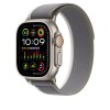 Apple Watch Ultra2 Cellular, 49mm Titanium Case w Green/Grey Trail Loop - M/L