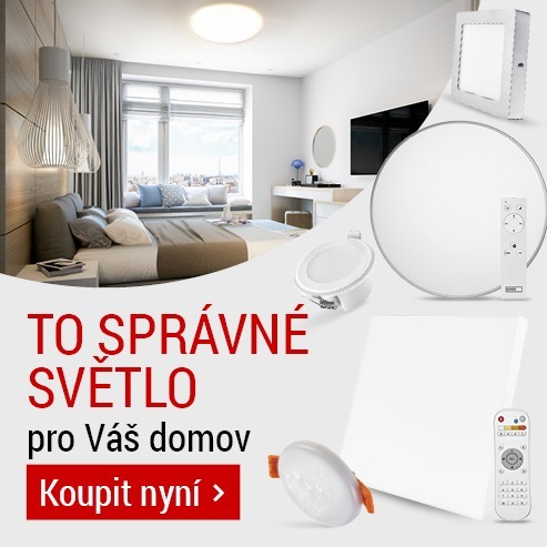 Vyberte si to správné světlo pro Vás domov