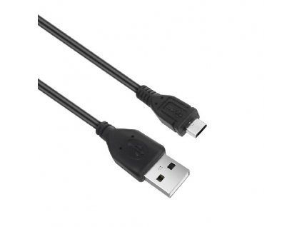 Solight USB kabel, USB 2.0 A konektor - USB B micro konektor, sáček, 1m