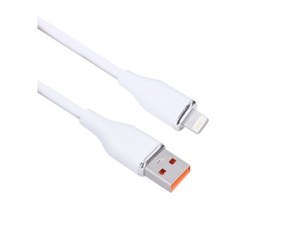 Solight lightning kabel, USB 2.0 A konektor - Lightning konektor, silikon, 1m