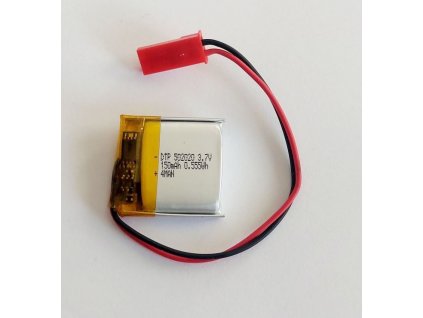 Akumulátor LiPo 3,7V/150mAh 502020 /Nabíjecí baterie Li-Pol/