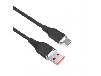 Solight USB-C kabel, USB 2.0 A konektor - USB-C 3.1 konektor, silikon, 1m