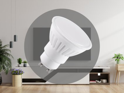 LED stmívatelná žárovka 7W - GU10 / 3000K - ZLS1117D