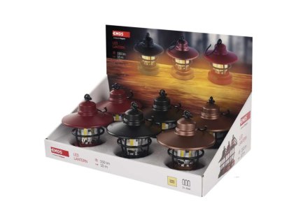 COB LED lucerna 150 lm, 3× AAA, 6 ks