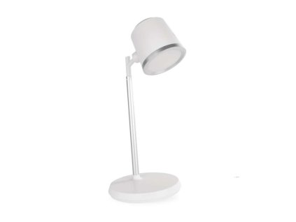 LED stolní lampa ABBIE, nabíjecí, bílá