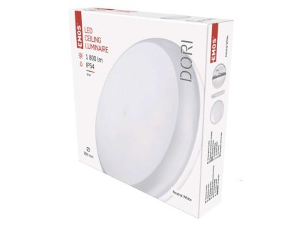 LED přisazené svítidlo DORI, kruhové bílé 18W neutr.b., IP54