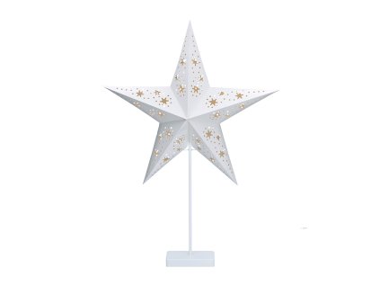 Solight LED vánoční hvězda stolní, 10x LED, 3x AA