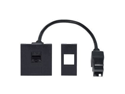 Solight RJ45 Cat6 doplňkový modul pro vestavné zásuvky série PP128 (Bezdrátové nabíjení Ne)