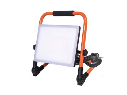Solight LED reflektor se sklopným stojanem, 100W, 9000lm, 4000K, kabel se zástrčkou, IP65