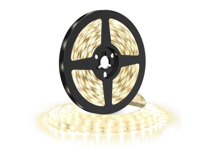 Solight LED světelný pás 5m, 198LED/m, 16W/m, 1500lm/m, IP20, neutrální bílá