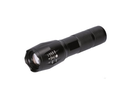 Solight LED nabíjecí svítilna, 300lm, Cree, zoom, power banka, Li-Ion