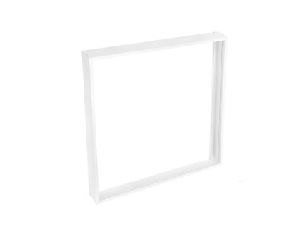 Solight hliníkový bílý rám pro instalace 595x595mm LED panelů na stropy a zdi, výška 68mm, bez šroubový